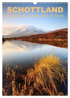 Schottland: Highlands und die Isle of Skye (Wandkalender 2024 DIN A3 hoch), CALVENDO Monatskalender