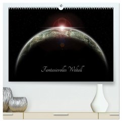 Fantasievolles Weltall (hochwertiger Premium Wandkalender 2024 DIN A2 quer), Kunstdruck in Hochglanz