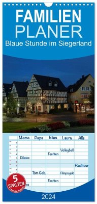 Familienplaner 2024 - Blaue Stunde im Siegerland mit 5 Spalten (Wandkalender, 21 x 45 cm) CALVENDO - Foto / Alexander Schneider, Schneider