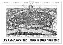TU FELIX AUSTRIA - Wien in alten Ansichten (Wandkalender 2024 DIN A4 quer), CALVENDO Monatskalender