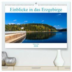 Einblicke in das Erzgebirge (hochwertiger Premium Wandkalender 2024 DIN A2 quer), Kunstdruck in Hochglanz