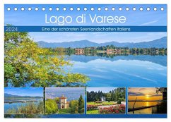 Lago di Varese - Eine der schönsten Seenlandschaften Italiens (Tischkalender 2024 DIN A5 quer), CALVENDO Monatskalender