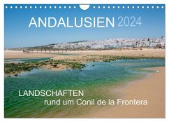 Andalusien - Landschaften rund um Conil de la Frontera (Wandkalender 2024 DIN A4 quer), CALVENDO Monatskalender