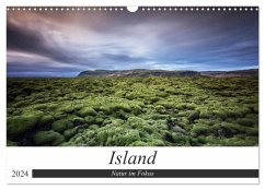 Island - Natur im Fokus (Wandkalender 2024 DIN A3 quer), CALVENDO Monatskalender - Weck, Dieter