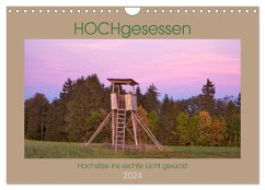 HOCHgesessen (Wandkalender 2024 DIN A4 quer), CALVENDO Monatskalender