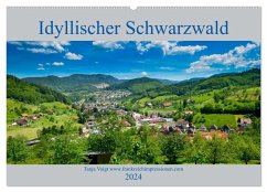 Idyllischer Schwarzwald (Wandkalender 2024 DIN A2 quer), CALVENDO Monatskalender
