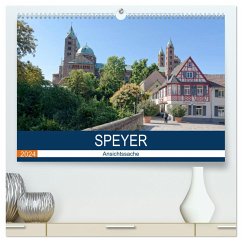 Speyer - Ansichtssache (hochwertiger Premium Wandkalender 2024 DIN A2 quer), Kunstdruck in Hochglanz - Bartruff, Thomas