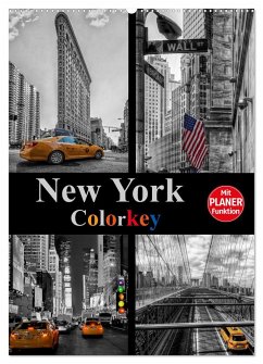 New York Colorkey (Wandkalender 2024 DIN A2 hoch), CALVENDO Monatskalender - Buchspies, Carina