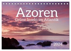 Azoren - Grüne Inseln im Atlantik 2024 (Tischkalender 2024 DIN A5 quer), CALVENDO Monatskalender - Dauerer, Jörg