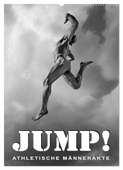 JUMP! ATHLETISCHE MÄNNERAKTE (Wandkalender 2024 DIN A2 hoch), CALVENDO Monatskalender - Borgulat, Michael