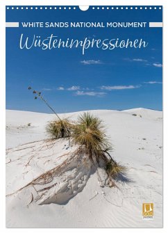 WHITE SANDS NATIONAL MONUMENT Wüstenimpressionen (Wandkalender 2024 DIN A3 hoch), CALVENDO Monatskalender