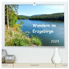 Wandern im Erzgebirge (hochwertiger Premium Wandkalender 2024 DIN A2 quer), Kunstdruck in Hochglanz