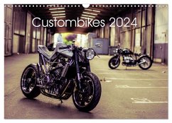 Custombikes 2024 (Wandkalender 2024 DIN A3 quer), CALVENDO Monatskalender