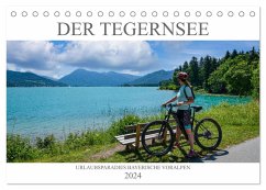 Der Tegernsee - Urlaubsparadies Bayerische Voralpen (Tischkalender 2024 DIN A5 quer), CALVENDO Monatskalender - Meutzner, Dirk