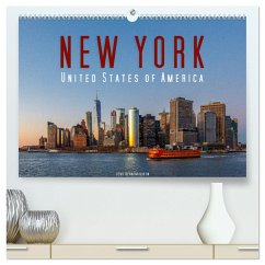 New York - United States of America (hochwertiger Premium Wandkalender 2024 DIN A2 quer), Kunstdruck in Hochglanz