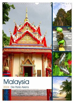 Malaysia - Die Perle Asiens (Wandkalender 2024 DIN A3 hoch), CALVENDO Monatskalender