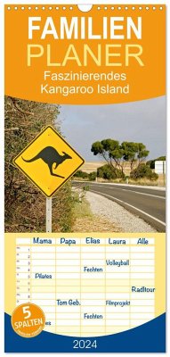 Familienplaner 2024 - Faszinierendes Kangaroo Island mit 5 Spalten (Wandkalender, 21 x 45 cm) CALVENDO