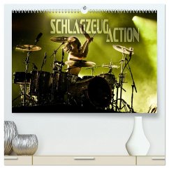 Schlagzeug Action (hochwertiger Premium Wandkalender 2024 DIN A2 quer), Kunstdruck in Hochglanz - Bleicher, Renate