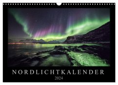 Nordlichtkalender (Wandkalender 2024 DIN A3 quer), CALVENDO Monatskalender - Worm, Sebastian