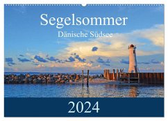 Segelsommer - Dänische Südsee (Wandkalender 2024 DIN A2 quer), CALVENDO Monatskalender