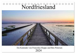 Nordfriesland (Tischkalender 2024 DIN A5 quer), CALVENDO Monatskalender