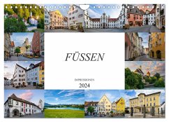 Füssen Impressionen (Wandkalender 2024 DIN A4 quer), CALVENDO Monatskalender