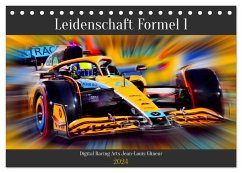 Leidenschaft Formel 1 (Tischkalender 2024 DIN A5 quer), CALVENDO Monatskalender