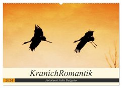 KranichRomantik (Wandkalender 2024 DIN A2 quer), CALVENDO Monatskalender - Delgado, Julia