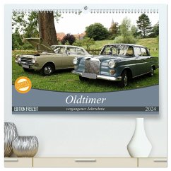 Oldtimer vergangenger Jahrzehnte (hochwertiger Premium Wandkalender 2024 DIN A2 quer), Kunstdruck in Hochglanz