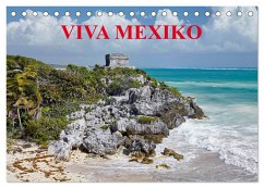 VIVA MEXIKO (Tischkalender 2024 DIN A5 quer), CALVENDO Monatskalender - Rauchenwald, Martin