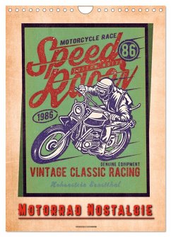 Motorrad Nostalgie (Wandkalender 2024 DIN A4 hoch), CALVENDO Monatskalender