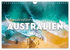 Faszination Australien - Impressionen vom Land Down Under (Wandkalender 2024 DIN A4 quer), CALVENDO Monatskalender - Monkey, Happy