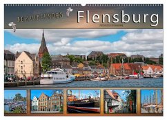 Bezauberndes Flensburg (Wandkalender 2024 DIN A2 quer), CALVENDO Monatskalender