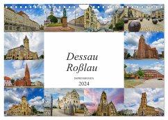Dessau Roßlau Impressionen (Wandkalender 2024 DIN A4 quer), CALVENDO Monatskalender