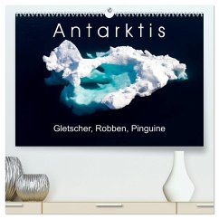 Antarktis Gletscher, Robben, Pinguine (hochwertiger Premium Wandkalender 2024 DIN A2 quer), Kunstdruck in Hochglanz