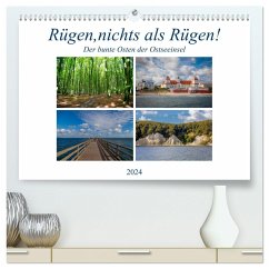 Rügen, nichts als Rügen! (hochwertiger Premium Wandkalender 2024 DIN A2 quer), Kunstdruck in Hochglanz