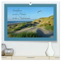 Sanddünen an der Nordsee in den Niederlanden (hochwertiger Premium Wandkalender 2024 DIN A2 quer), Kunstdruck in Hochglanz - Evans, Claudia