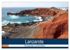 Lanzarote - Einzigartige Landschaften (Wandkalender 2024 DIN A2 quer), CALVENDO Monatskalender