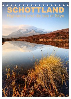 Schottland: Highlands und die Isle of Skye (Tischkalender 2024 DIN A5 hoch), CALVENDO Monatskalender
