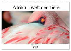 Afrika - Welt der Tiere (Wandkalender 2024 DIN A2 quer), CALVENDO Monatskalender