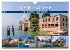 Gardasee, das Paradies im Norden Italiens (Wandkalender 2024 DIN A4 quer), CALVENDO Monatskalender - Kruse, Joana