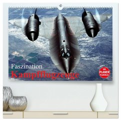 Faszination Kampfflugzeuge (hochwertiger Premium Wandkalender 2024 DIN A2 quer), Kunstdruck in Hochglanz