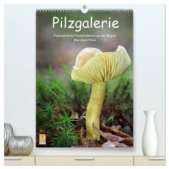 Pilzgalerie - Faszinierende Pilzaufnahmen aus der Region Rheinland-Pfalz (hochwertiger Premium Wandkalender 2024 DIN A2 hoch), Kunstdruck in Hochglanz - Wurster, Beate