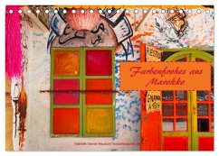 Farbenfrohes aus Marokko (Tischkalender 2024 DIN A5 quer), CALVENDO Monatskalender