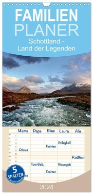 Familienplaner 2024 - Schottland - Land der Legenden mit 5 Spalten (Wandkalender, 21 x 45 cm) CALVENDO - Cross, Martina