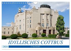 IDYLLISCHES COTTBUS (Wandkalender 2024 DIN A4 quer), CALVENDO Monatskalender