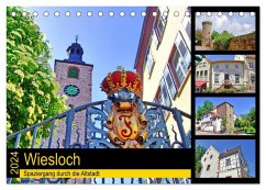 Wiesloch - Spaziergang durch die Altstadt (Tischkalender 2024 DIN A5 quer), CALVENDO Monatskalender - Liepke, Claus