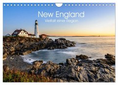 New England - Vielfalt einer Region (Wandkalender 2024 DIN A4 quer), CALVENDO Monatskalender