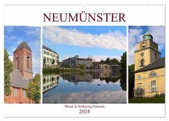 Neumünster - Mitten in Schleswig-Holstein (Wandkalender 2024 DIN A2 quer), CALVENDO Monatskalender