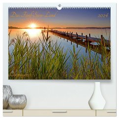 Das Fünf-Seen-Land Oberbayern (hochwertiger Premium Wandkalender 2024 DIN A2 quer), Kunstdruck in Hochglanz
